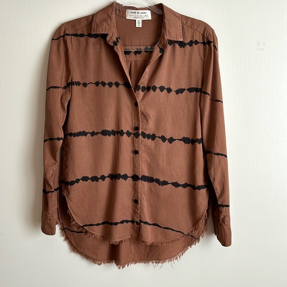 Anthropology - Cloth & Stone Edie Tie Down Button Shirt - Picture 4 of 11